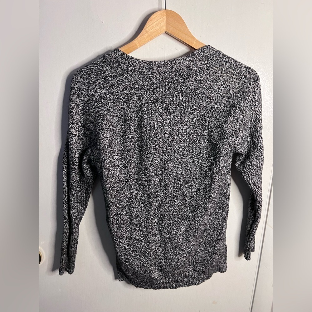 Madewell Button Down Cardigan with Pockets Black & White Women’s Size XS - Picture 3 of 4